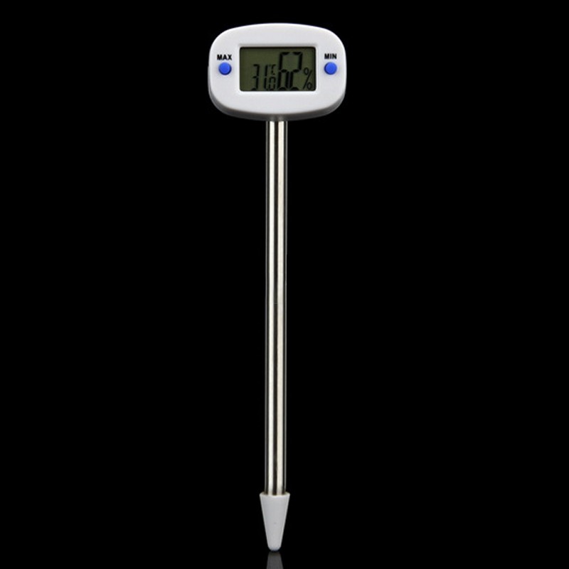 Digital Soil Thermometer Temperature Humidity Accurate IP68 Waterproof Soil Tester