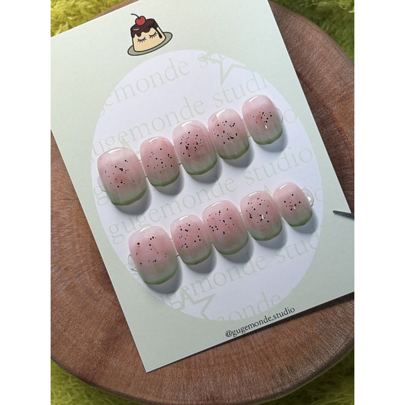  [Handmade Nail Tips] - S Coffin / [수제네일팁] -