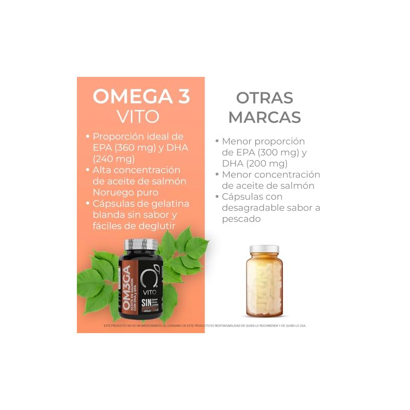 VITO - Omega 3 Aceite de Salmón Noruego - 600