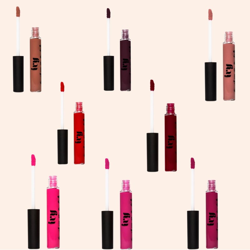 Labial Liquido Mate Indeleble IVY (802 Vivid Orchid, 4.8g)