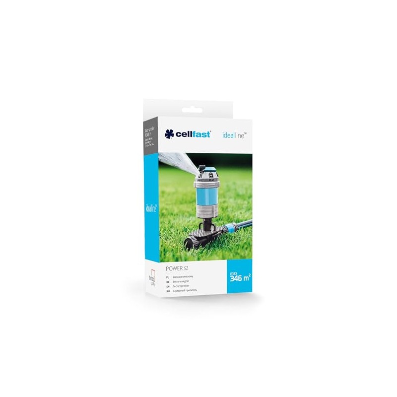 Cellfast Power sz cellPRO 52-061 Sector Sprinkler with Ground Spike