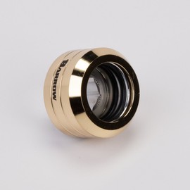 Barrow G1/4" to 14mm Hard Tubing Compression Fitting, Smooth Finish, Gold