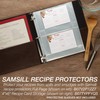 Samsill Recipe Binder 8.5x11, 3 Ring Recipe Book Binder to