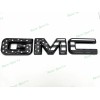 Auto GMC OVERLAY Front Rear Gloss Black USFlag GMC Emblem