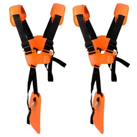 YOUSHARES Carry Strap Brush Cutter – Pack of 2 Shoulder Strap Double Shoulder Strap Stihl Replacement Parts Grass Trimmer Cutter Shoulder Strap for Stihl FS Brush Cutter, Orange