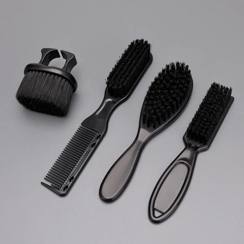 Set De 4 Cepillos De Barba Para Barbera