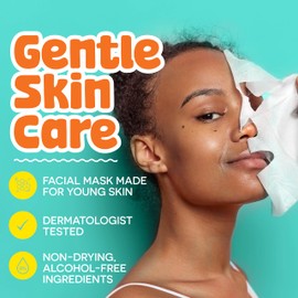 BeYoutiful Hydrating Face Mask Spa Set For Kids and Teens, Skin Care Facial Mask Set for All Skin Types and Ages, Boy and Girls, Box Includes 3 Masks