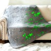 Glow in The Dark Dinosaur Blanket for Kids, Soft &