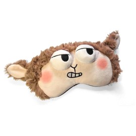 Eye Mask, Fluff Cartoon Animals Sleeping Funny Novelty Eye Cover Eyeshade Travel Mask