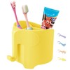 Hippywell Kids Toothbrush Holder, Cute Elephant Toothbrush Holders for Toddler,