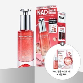 NAD 프리즈셀 글로우 파워 세럼 30ml 세럼 기획 +세럼7ml +마스크팩1매) NAD Freeze Cell Glow Power Serum 30ml Serum Set + Serum 7ml + 1 Sheet Mask