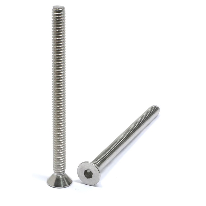 iexcell 10 Pcs 1/4-20 x 3-1/2" Stainless Steel 304 Hex