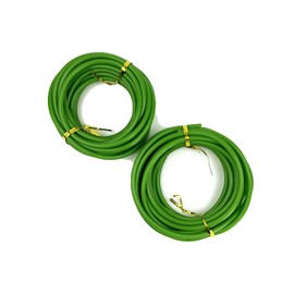 (2PCS)1 roll of green tubular flower stems wrap, 192 inches (about 500 cm) in length, used to thicken artificial flower, DIY wedding bouquet (4.5MM)