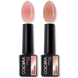 Calapia One Step Perfect Gel Syrup Gel Nail Set, 1 set, 10. Pink Latte + Rose Latte / 칼라피아 원스텝 퍼펙트젤 시럽 젤네일 세트, 1세트, 10. 핑크라떼+로즈라떼