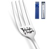 HSSPIRITZ Dingle Hopper Funny Engraved Stainless Steel Fork,Funny Fork Gifts