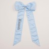 Personalization Universe Embroidered Blue Bow