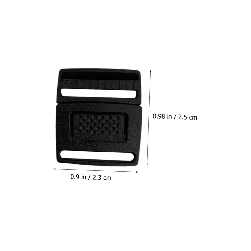 STOBOK Buckles 100Pcs portable plastic buckle Professional Plastic Buckle center
