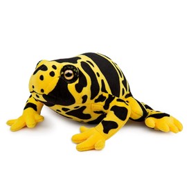 RLOMUTE Poison Dart Frog Plush Stuffed Realistic Poison Dart Frog Plushie Toy Crawling pet Poison Dart Frog Animals Toys Model Dolls Cute and Birthday Gifts for Kids Boys and Girls yellow 6”