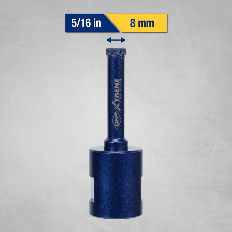 QEP Xtreme 5/16" Pro Diamond Hole Saw for Grinders (Single