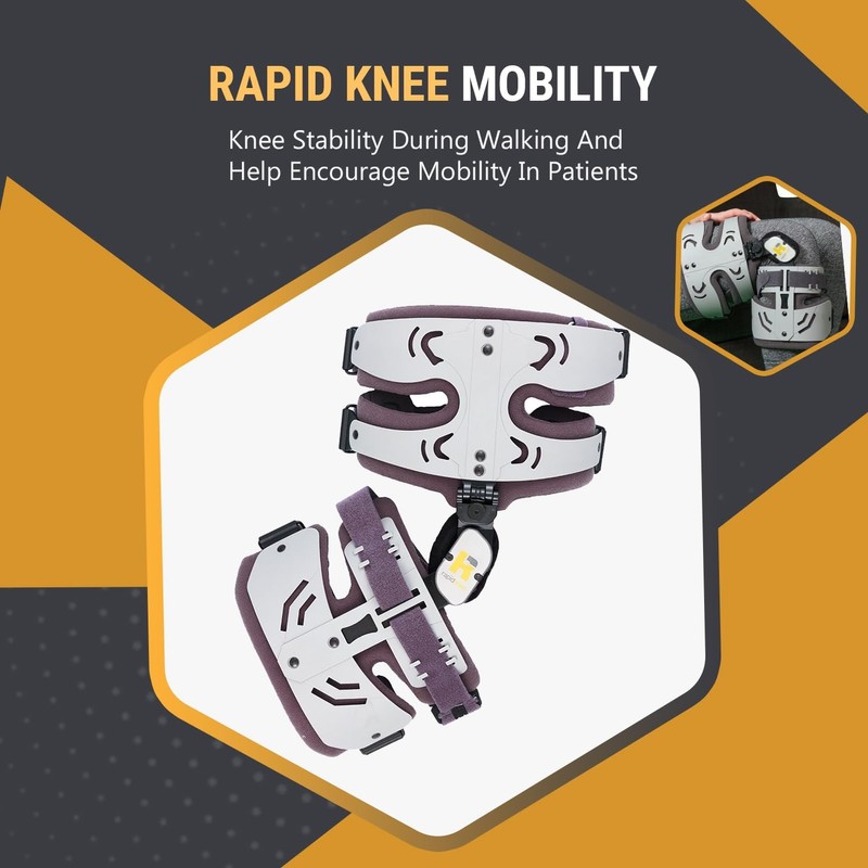 Rapid Knee OA Brace One-Size-Fits-All | Single Upright Hinged |