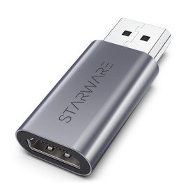 4K DisplayPort to HDMI Adapter [NOT USB] [High-Speed, 2K 60Hz, 1080p 120Hz] Uni-Directional Display Port DP(PC) to HDMI(Monitor) Passive Adapter Compatible with DisplayPort Source Devices[NOT for Hub]