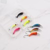 VGOL 8 Pieces 3D Minnow Single Hook Fishing Lure Size