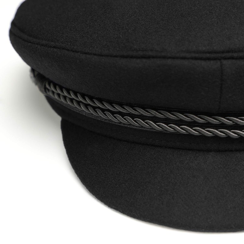 fiebig Elbsegler Hat for Men and Women, Classic Lined Captain's