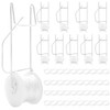Eyoulife Tomato Roller Hooks with 15M Rope, Plant Support Hooks,