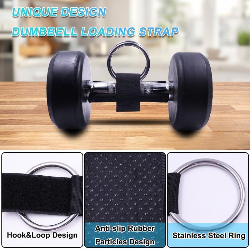 J Bryant Loading Dumbbells Strap for Dip Belt Squat Pull-up,Load