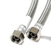 Faucet Water Supply Connector Line Braided Stainless Steel, Faucet Supply