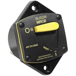 Bussmann CB187P-100 Weatherproof Marine Rated High Amp Type III Panel Mount Circuit Breaker (100 Amp), 1 Pack