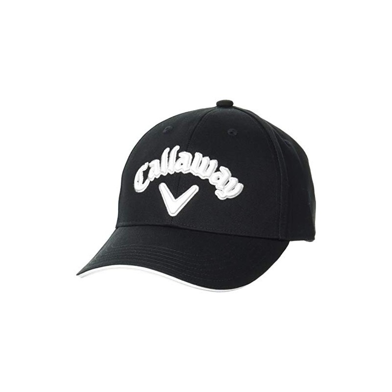 Callaway C21991109 Men's Classic Cap, Tour Model, Hat, Golf, 1010_Black