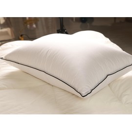 HYVIF Luxury Goose Down Pillow King Size, Ultimate Comfort 750+ Fill Power 480 Thread Count 100% Cotton Shell - King Down Pillow (20" x 36")