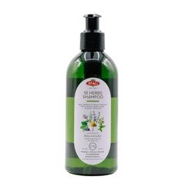 10 Herbs Rejuvenate Shampoo for Bright and Shiny Hair, Sage, Peppermint, Melissa, Rosemary, Myrtle, Storax, Thyme, Juniper, Lavender, Chamomile, No...
