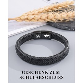 MANVEN Graduation Gift Graduation 2025 Gift Graduation Student Bracelet for Boys Men Abi 2025 Bachelor Master Friend Son Grandchildren Grandchildren Brother Classmate