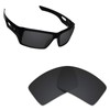 Alphax Stealth Black Polarized Replacement Lenses for Oakley Eyepatch 2