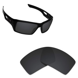 Alphax Stealth Black Polarized Replacement Lenses for Oakley Eyepatch 2 OO9136