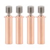 4pcs 3D Printer All Metal Heatbreak Professional Copper Alloy Extruder