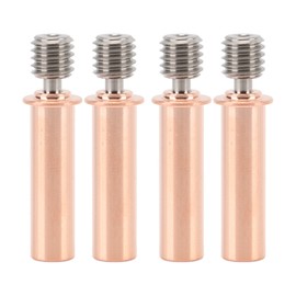 4pcs 3D Printer All Metal Heatbreak Professional Copper Alloy Extruder Throat Tube Replacement for 3D Printer Accessories for CR6 SE