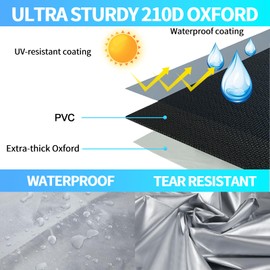 GARGOYLE BELLS Motorcycle Cover Seat Shade Cover Bike Covers Lightweight Half Covers Outdoor Sun Protection All Season Fits Various Motorcycle Models - Silver with Skull, M