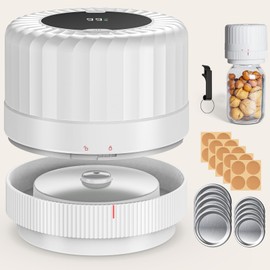 Fully Automatic Mason Jar Vacuum Sealer Kit - Auto Stop Mason Jar Vacuum Sealer Kit, Jar Vacuum Sealer for Mason Jars, Jar Vacuum Sealer, A Must-Have for Canned Foods Pantry Canning Pickling