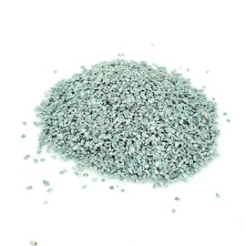 Green Fuschite; Pure & Natural: by World of Wood- Crushed Inlay Stone Perfect for Wood Inlay, Jewelry, Art, and More (COARSE Consistency) (1 oz (28 gr))