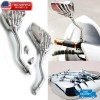 Unbranded Universal Chrome Skeleton Skull Hand Claw Motorcycle Rear View