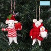 Trimits Needle Felting Mice Kit – Christmas Tree Decorations for