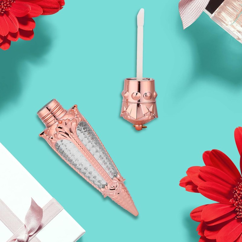 Tubo de Brillo Labial Vacío 10 Piezas 5ml Plástico Diseño