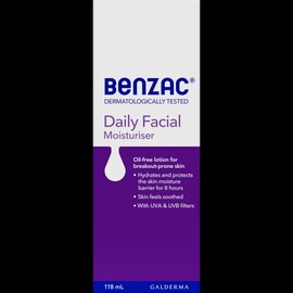 Galderma Benzac Daily Facial Moisturiser 118mL