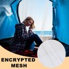 Mosquito Net for Single to King-Sized Beds, One Side Opening