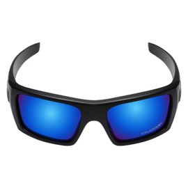 Mryok Replacement Lenses for Oakley Si Ballistic Det Cord, Corrosion protection, polarised, ice blue