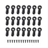 100 Pcs Black Metal Frame Knob Clasps Photo Frame Hardware