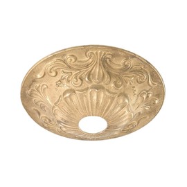 B&P Lamp® Die Cast Brass Canopy, 5 1/2" Dia., Unfinished Brass